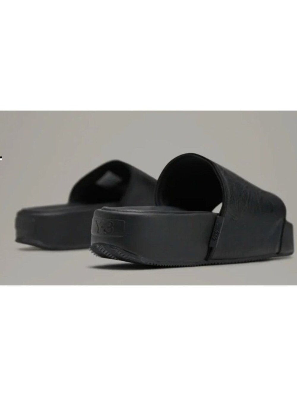 New ADIDAS Y-3 SLIDE Sandals Black Swim EU 37 Men's US 4